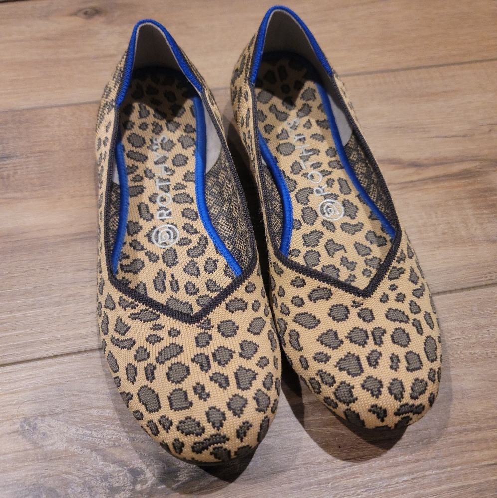 Rothy's Leopard Flats